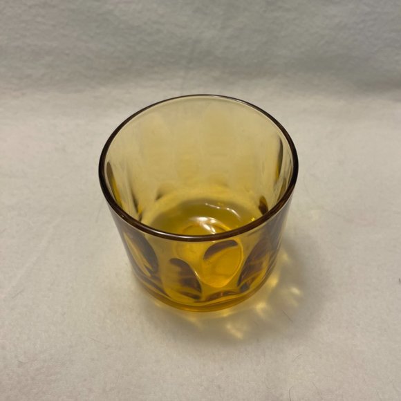 6 - Vintage Amber Juice/Small Glasses - Picture 5 of 7